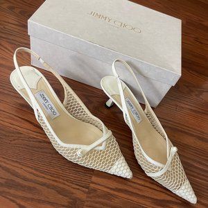 Jimmy Choo Amita 45 kitten heel size 41